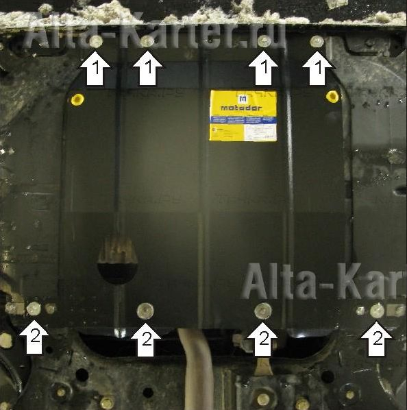 Купить запчасть MOTODOR - 00614 Защита для картера, КПП Fiat Bravo 2006-2013