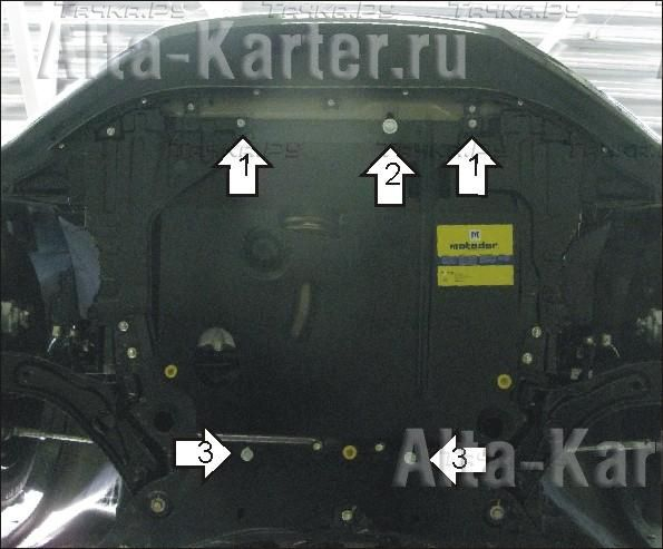 Купить запчасть MOTODOR - 02415 Защита для картера, КПП Suzuki Splash хэтчбек 2WD 2008-2015