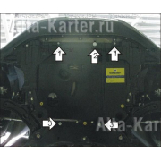 Купить MOTODOR - 02415 Защита для картера, КПП Suzuki Splash хэтчбек 2WD 2008-2015