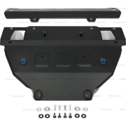 Купить RIVAL - 2111911013 Защита для радиатора Isuzu D-Max II 2012-2020