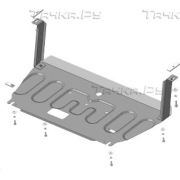 Купить MOTODOR 51012 Защита для картера и КПП Kia Picanto III 2017-2023