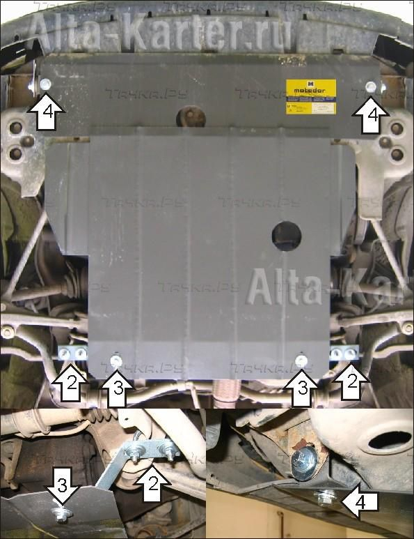 Купить запчасть MOTODOR - 00803 Защита для картера, КПП Honda Accord V 1993-1998