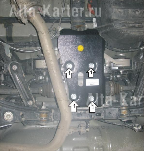 Купить запчасть MOTODOR - 02569 Защита для заднего дифференциала Toyota RAV4 IV 2013-2019