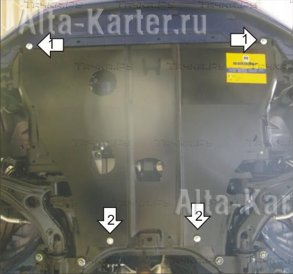 Купить запчасть MOTODOR - 00828 Защита для картера, КПП Honda Jazz II 2009-2011