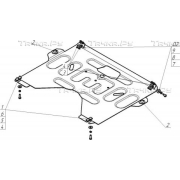 Купить MOTODOR 51412 Защита для картера и КПП Nissan Teana J32 2008-2014