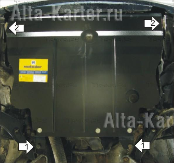 Купить запчасть MOTODOR - 01412 Защита для картера, КПП Nissan R-nessa 1997-2001