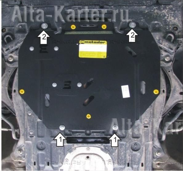 Купить запчасть MOTODOR - 00830 Защита для картера, КПП Honda Civic IX седан 2011-2017