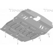 Купить MOTODOR 50917 Защита для картера и КПП Hyundai Santa Fe II 4WD 2006-2012