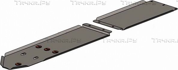 Купить запчасть ALFECO - ALF55064 Защита для топливного бака Haval H9 4WD 2018-2023