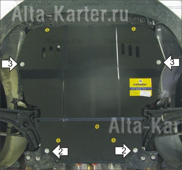 Купить запчасть MOTODOR - 02730 Защита для картера, КПП Volkswagen Caddy III 2004-2015