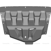 Купить АВС-Дизайн 4601K Защита композитная для картера и КПП Chery Tiggo 8 Pro 2021-2023