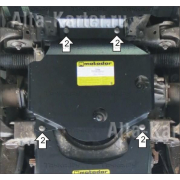 Купить MOTODOR 13009 Защита для двигателя Chevrolet TrailBlazer II 2012-2016