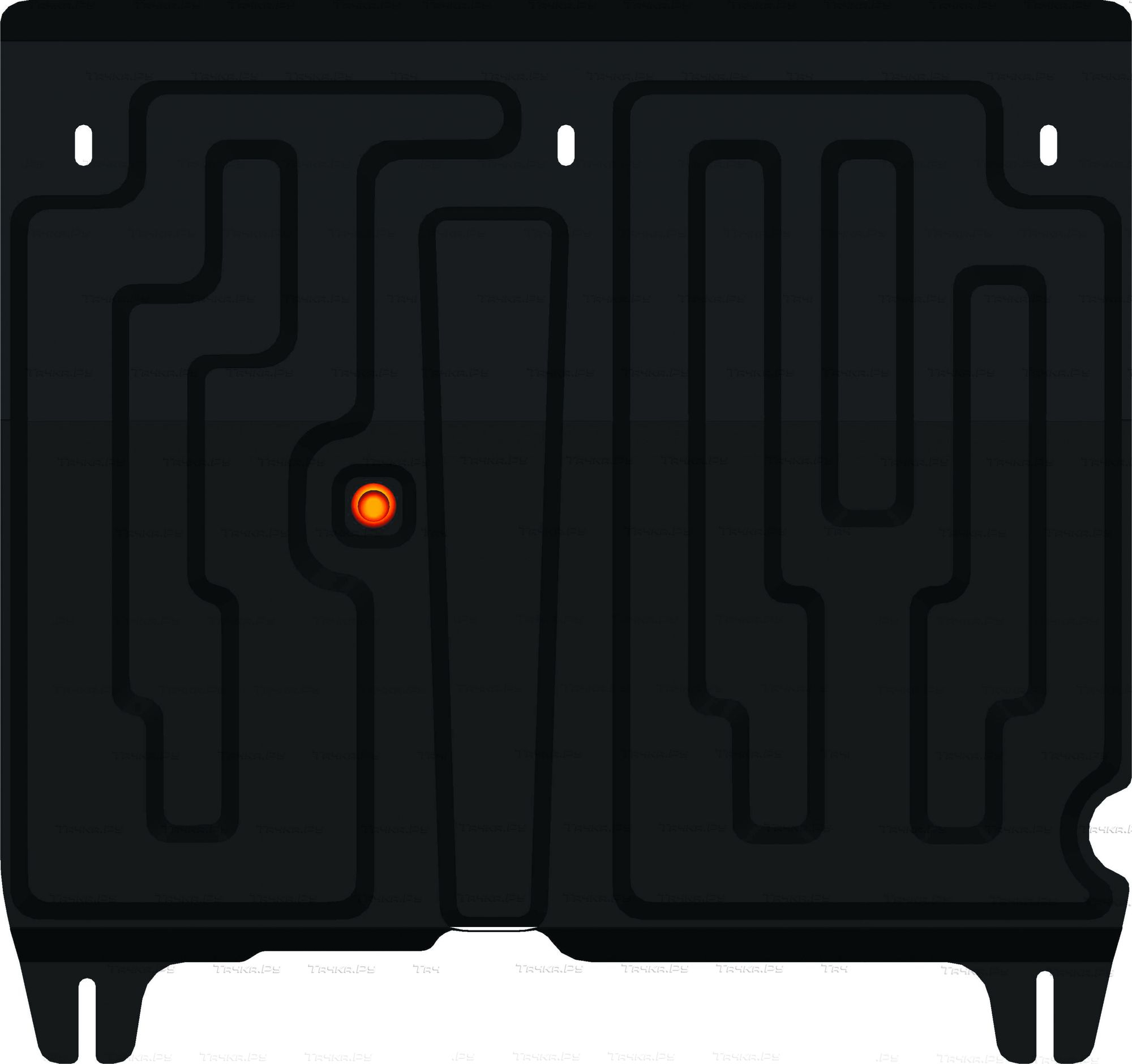 Купить запчасть ALFECO - ALF3504ST Защита для картера и КПП Lifan Smily 2011-2014