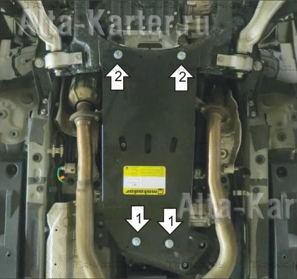 Купить запчасть MOTODOR - 15011 Защита для КПП и раздаточной коробки Lexus GS 350 2008-2023