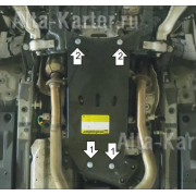 Купить MOTODOR - 15011 Защита для КПП и раздаточной коробки Lexus GS 300 2005-2008