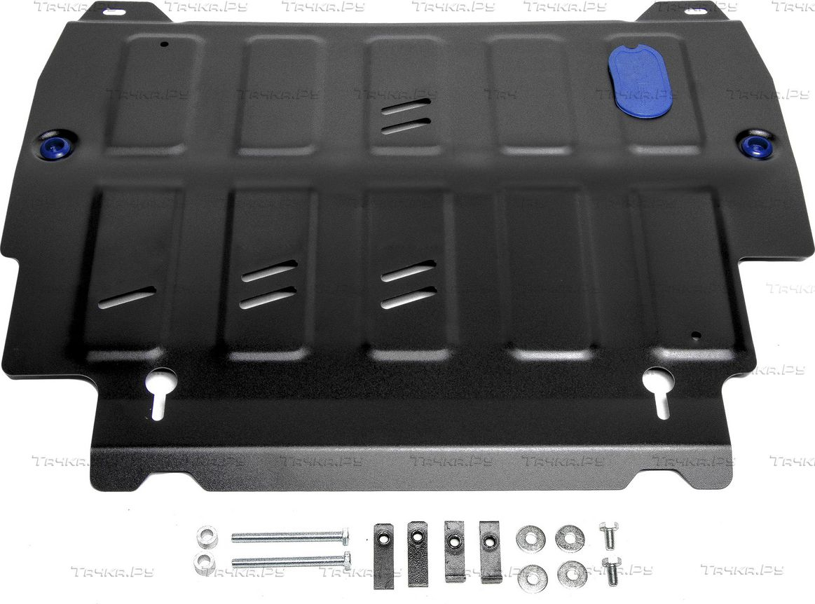 Купить запчасть RIVAL - 11124152 Защита для картера и КПП Nissan Pathfinder R52 2014-2017