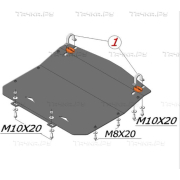 Купить ALFECO ALF3016AL4 Защита алюминиевая для картера Audi A6 C4 1994-1997