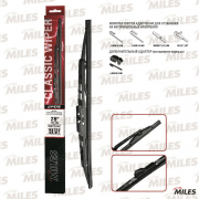 Купить MILES - CWC28AC Щетка стеклоочистителя каркасная 700 мм (28 дюймов) (адаптеры HOOK 9x3/9x4) CWC28AC
