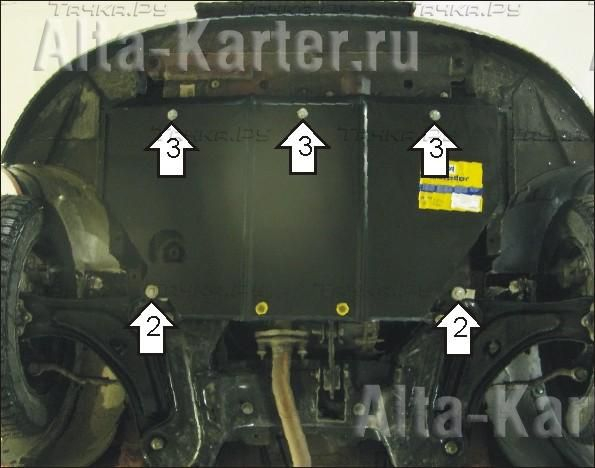 Купить запчасть MOTODOR - 00405 Защита для картера, КПП Citroen C3 2009-2016