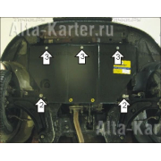Купить MOTODOR - 00405 Защита для картера, КПП Citroen C3 2009-2016