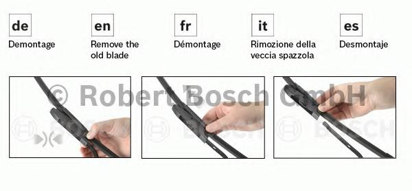 Купить запчасть BOSCH - 3397007423 Щетки стеклоочистителя бескаркасные
