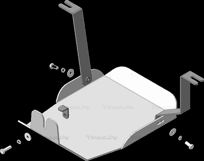 Купить запчасть MOTODOR - 340903 Защита алюминиевая для заднего дифференциала Hyundai Tucson IV 2021-2023