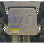 Купить MOTODOR 340902 Защита алюминиевая для картера двигателя и КПП Hyundai Tucson IV 2021-2023