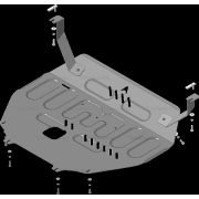 Купить MOTODOR 57204 Защита усиленная для двигателя и КПП Changan CS55 Plus 2021-2023