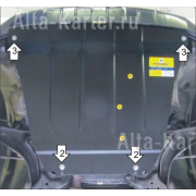 Купить MOTODOR - 00743 Защита для картера, КПП Mazda Tribute II 2007-2011