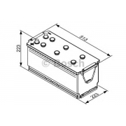 Купить BOSCH - 0092T30790 Аккумулятор