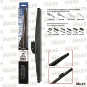 Купить MILES - CWW17AC Щетка стеклоочистителя зимняя 430 мм (17 дюймов) (адаптеры HOOK 9x3/9x4) CWW17AC