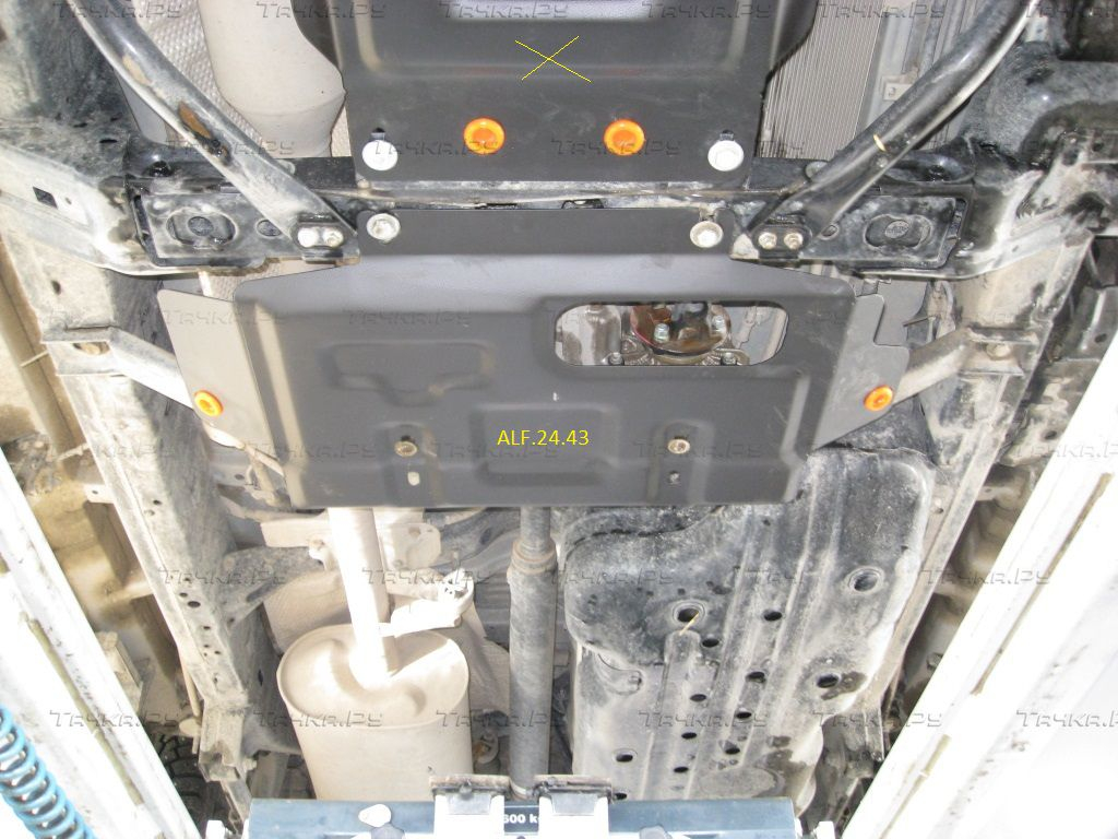 Купить запчасть ALFECO - ALF2443ST Защита для раздатки Toyota Land Cruiser Prado 150 2009-2023