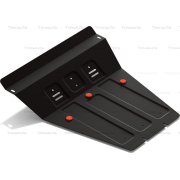 Купить АвтоБРОНЯ 111053023 Защита для картера SsangYong Rexton III 2012-2017