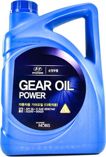 Купить запчасть HYUNDAI/KIA - 0220000420 HYUNDAI GEAR OIL POWER 85W-140