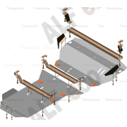 Купить ALFECO ALF3613AL Защита алюминиевая для картера и MКПП Mercedes-Benz Sprinter Classic T1N 2000-2006 RWD