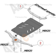 Купить ALFECO ALF2907AL Защита алюминиевая для АКПП Infiniti G35 седан EX35 2006-2013