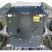Купить MOTODOR - 10802 Защита для картера, КПП Honda Element 2003-2006