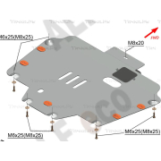 Купить ALFECO ALF5502AL4 Защита алюминиевая для картера и КПП Haval F7 2019-2023