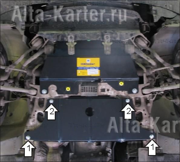 Купить запчасть MOTODOR - 00210 Защита для картера BMW 3-серия E90 2006-2010