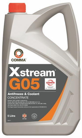 Купить запчасть COMMA - XHD5L COMMA XSTREAM G05 ANTIFREEZE & COOLANT CONCENTRATE