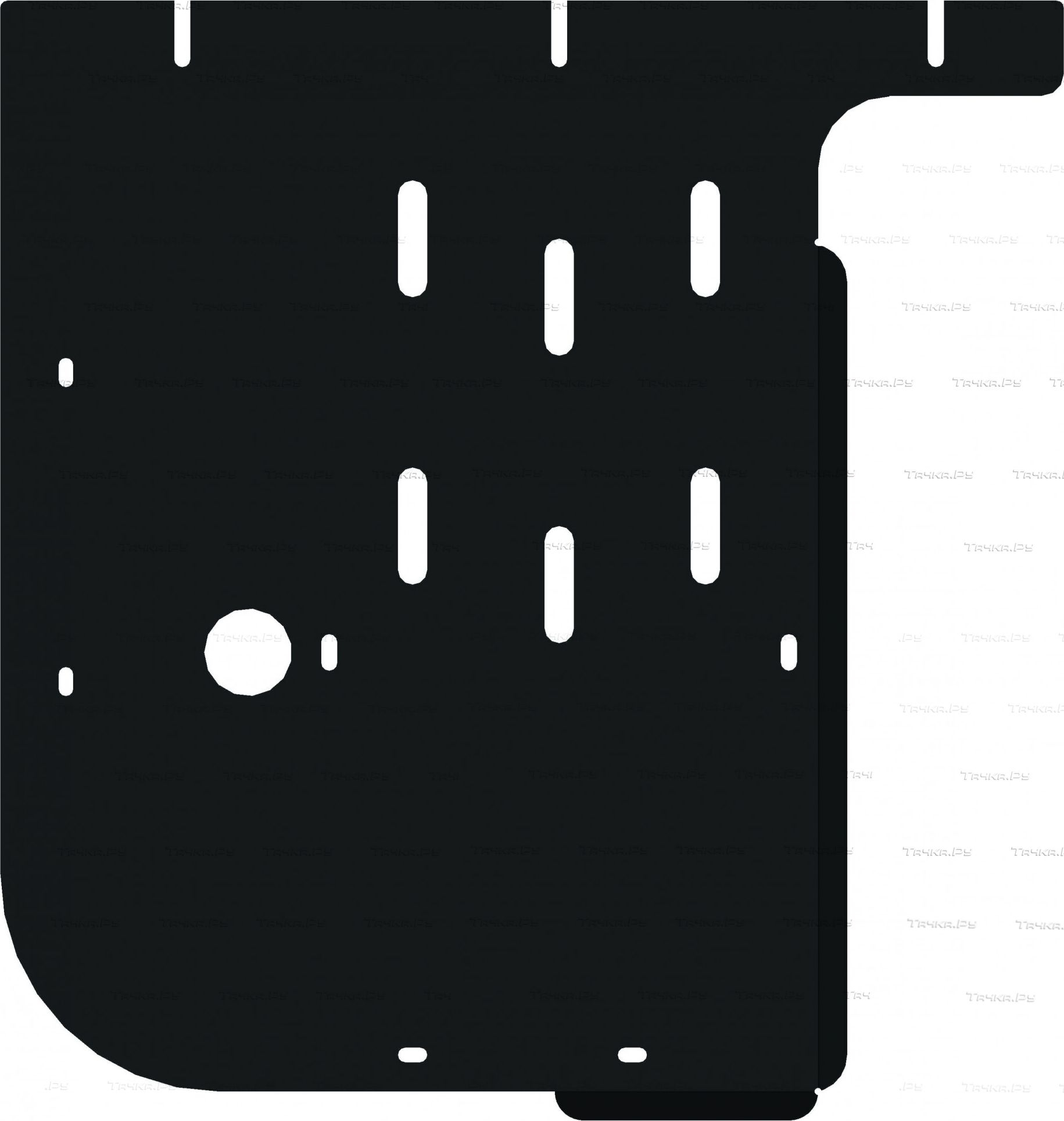 Купить запчасть ALFECO - ALF3415AL Защита алюминиевая для КПП BMW 1-серия E87 2007-2011