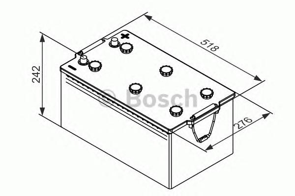 Купить запчасть BOSCH - 0092T30810 Аккумулятор