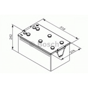 Купить BOSCH - 0092T30810 Аккумулятор