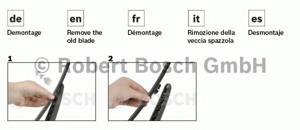 Купить запчасть BOSCH - 3397008050 Щетка стеклоочистителя бескаркасная