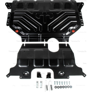 Купить АвтоБРОНЯ 111058612 Защита для картера и КПП Volkswagen Teramont 2017-2023