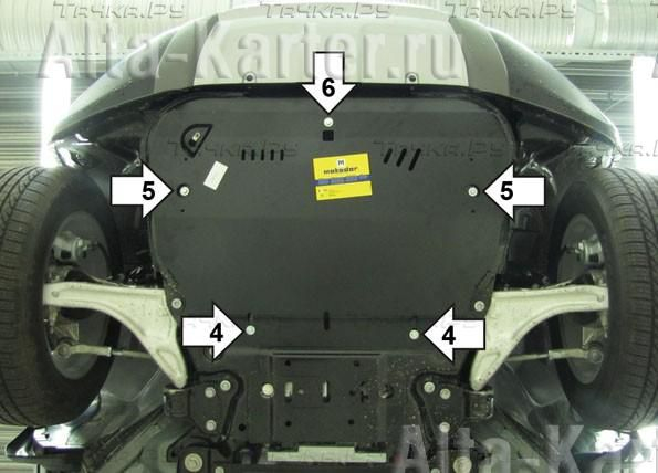 Купить запчасть MOTODOR - 13215 Защита для двигателя, КПП Lаnd Rover Range Rover Evoque I 2011-2018