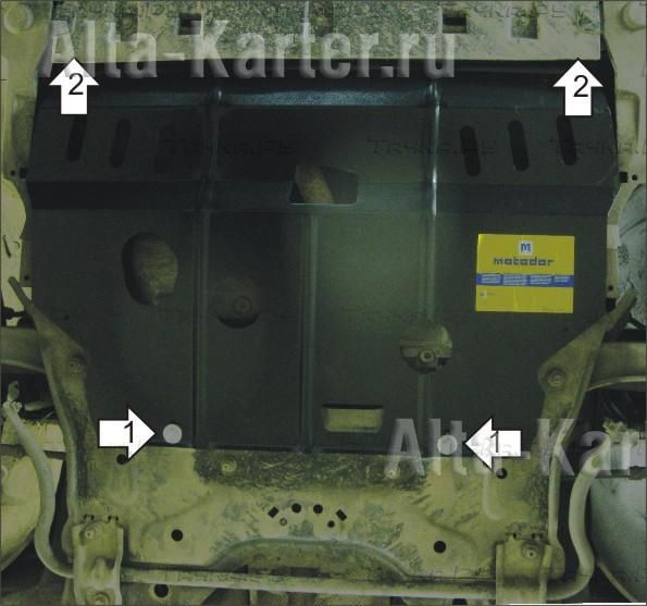 Купить запчасть MOTODOR - 01614 Защита для картера, КПП Peupeot Partner II (Tepee) 2008-2023
