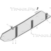 Купить MOTODOR 32902 Защита алюминиевая для топливного бака Dodge Ram IV 1500 DS 2015-2018