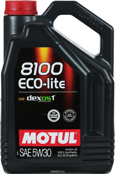 Купить запчасть MOTUL - 5W308100ECOLITE4L 8100 ECO-LITE 5W-30