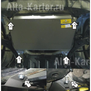 Купить MOTODOR - 02539 Защита для картера, КПП Lexus RX 300, 330, 350 II 2003-2009